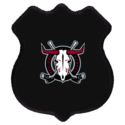 Red Deer Rebels Shield Patch Designed By Ava Amey