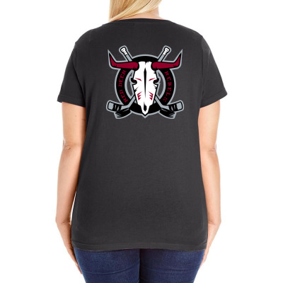 Red Deer Rebels Ladies Curvy T-shirt Designed By Ava Amey