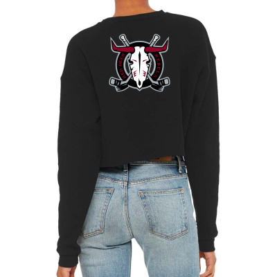 Red Deer Rebels Cropped Sweater Designed By Ava Amey