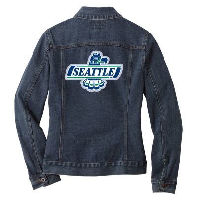 Seattle Thunderbirds Ladies Denim Jacket Designed By Ava Amey