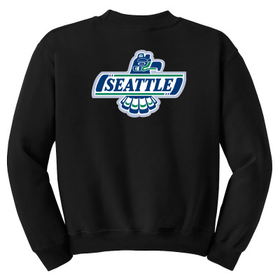 Seattle Thunderbirds Youth Sweatshirt Designed By Ava Amey