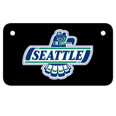 Seattle Thunderbirds Motorcycle License Plate Designed By Ava Amey