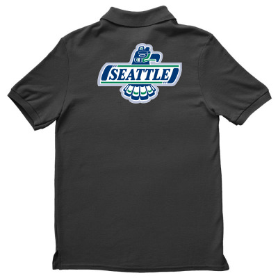 Seattle Thunderbirds Men's Polo Shirt Designed By Ava Amey