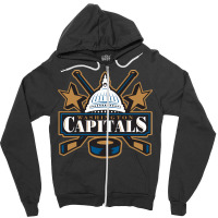 Capitals Washingtonvintage Zipper Hoodie | Artistshot