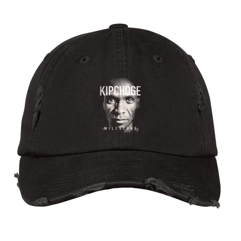 Kipchoge The Last Milestone Vintage Cap by JamesTrichell | Artistshot