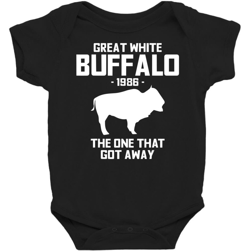 Great White Buffalo The One That Got Away Tees Baby Bodysuit by Min03 | Artistshot