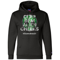 Storm Area 51 Clap Dem Alien Cheeks Stormarea51 Distressed Champion Hoodie | Artistshot