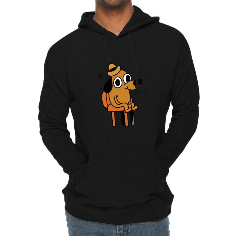 Sitting Doggo Lightweight Hoodie | Artistshot