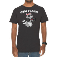 Gym Trash Weight Lifting Raccoon Workou Vintage T-shirt | Artistshot