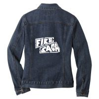 Fire Saga - Eurovision Song Contest The Story Of Fire Saga - Will Ferr Ladies Denim Jacket | Artistshot