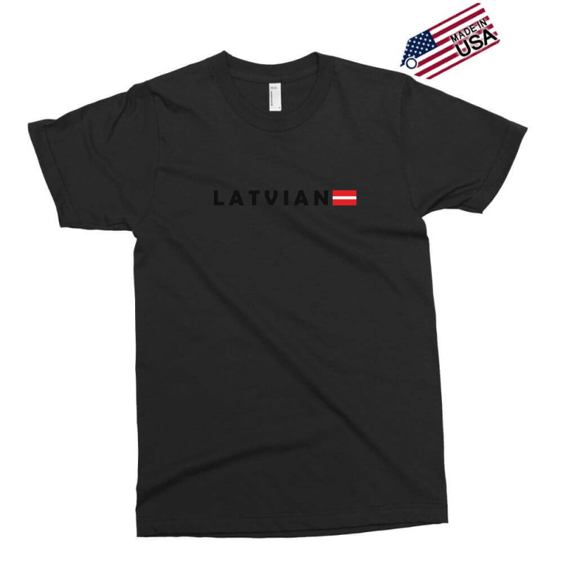 Latvian Text And Flag Exclusive T-shirt by JamesTrichell | Artistshot