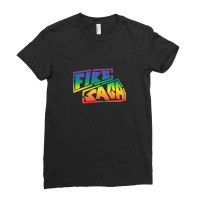 Fire Saga In Rainbow - Eurovision Song Contest The Story Of Fire Saga  Ladies Fitted T-shirt | Artistshot