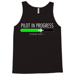 pilot in progress pilot training flight school gift Tank Top | Artistshot