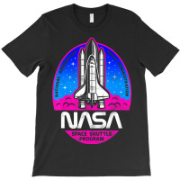 Space Shuttle Program Pink & Purple T-shirt | Artistshot