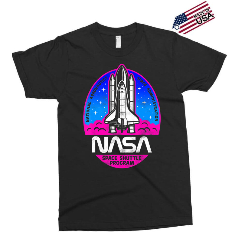 Space Shuttle Program Pink & Purple Exclusive T-shirt | Artistshot