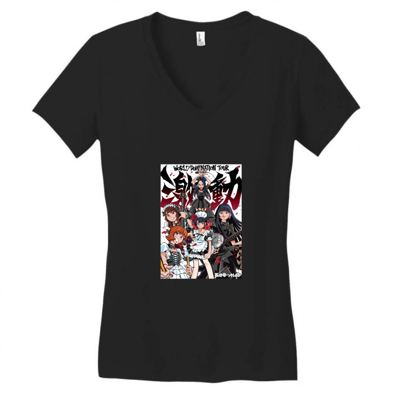 World Domination Tour Women's V-Neck T-Shirt by DonnieRountree | Artistshot