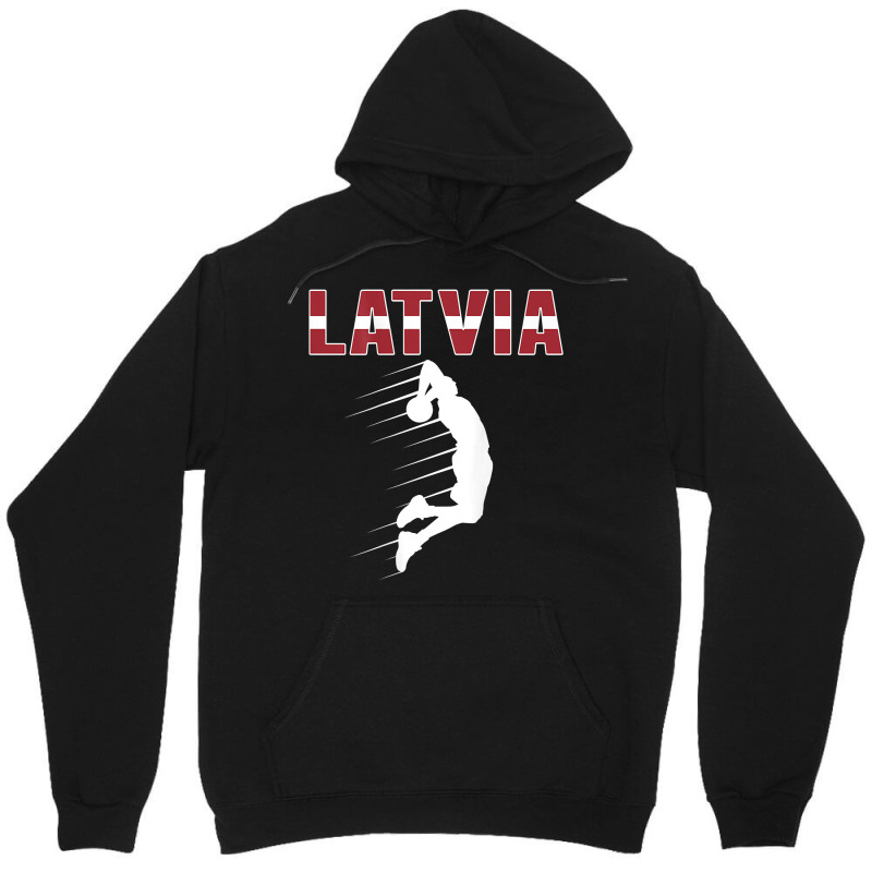 Proud Latvia Basketball Fans Jersey Latvian Flag Baller Team T Shirt Unisex Hoodie by cm-arts | Artistshot