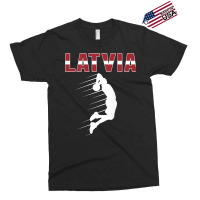 Proud Latvia Basketball Fans Jersey Latvian Flag Baller Team T Shirt Exclusive T-shirt | Artistshot