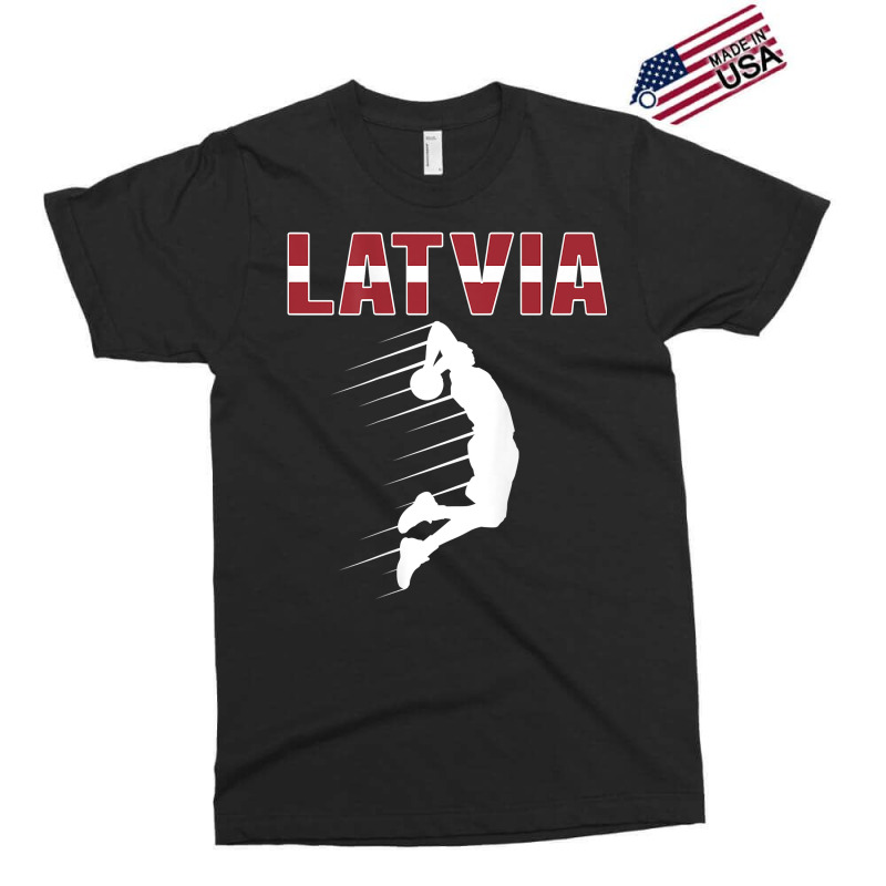 Proud Latvia Basketball Fans Jersey Latvian Flag Baller Team T Shirt Exclusive T-shirt by cm-arts | Artistshot