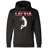 Proud Latvia Basketball Fans Jersey Latvian Flag Baller Team T Shirt Champion Hoodie | Artistshot