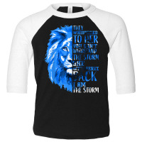 I'm The Storm Strong Women Type 1 Diabetes Warrior Blue Lion Toddler 3/4 Sleeve Tee | Artistshot