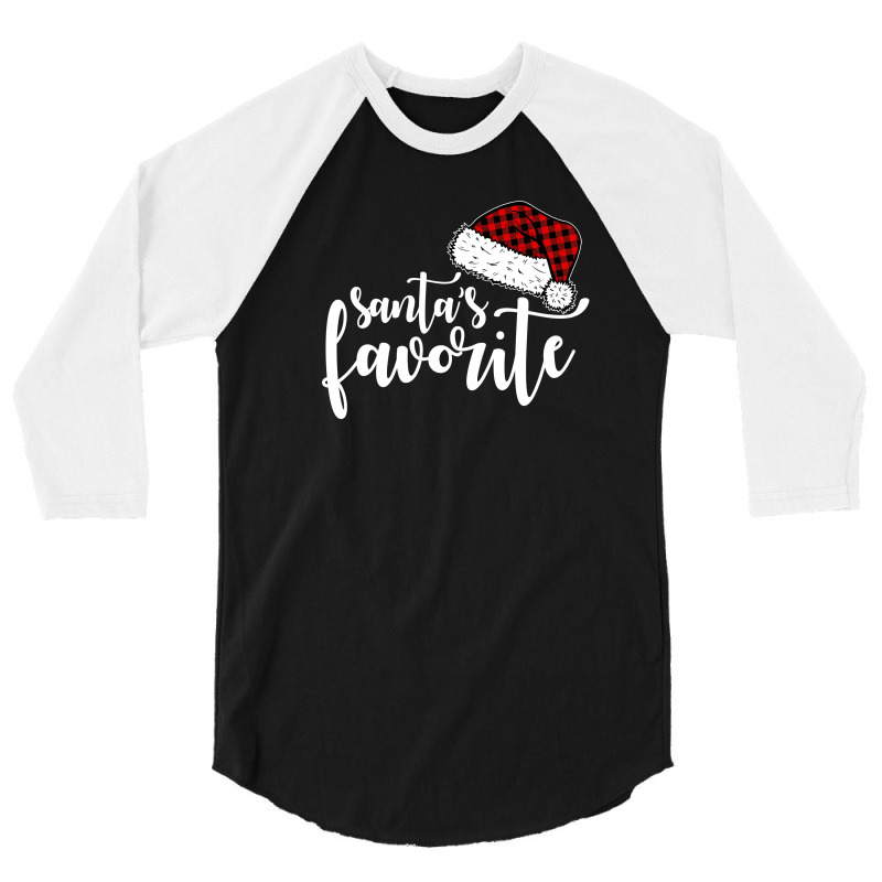 Santa's Favorite For Dark 3/4 Sleeve Shirt by autlu2024 | Artistshot