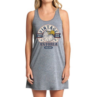 Retro Bald Eagle Astoria Oregon Vintage Limited Edition Tank Dress | Artistshot