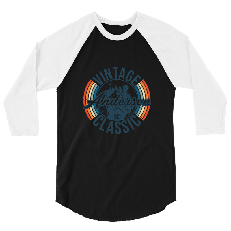 I Love Anderson South Carolina Retro Vintage Classic Limited Edition 3/4 Sleeve Shirt | Artistshot