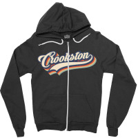 I Love Crookston City Usa Retro Vintage Zipper Hoodie | Artistshot