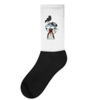 Skull Hex Crow Video Game Socks | Artistshot