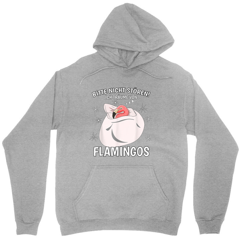 Ich Träume Von Flamingos Sleeping Shirt Nightdress Flamingo Unisex Hoodie | Artistshot