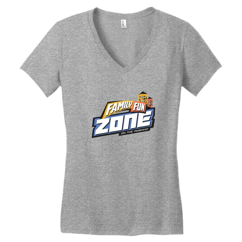 Family Fun Zone Women's V-Neck T-Shirt by Rahmadi1984 | Artistshot