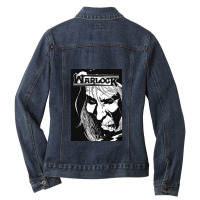 Warlock Trending Ladies Denim Jacket | Artistshot