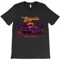 Bayville New York Retro Vintage 80s 90s Muscle Cars Retrowave Aestheti T-shirt | Artistshot