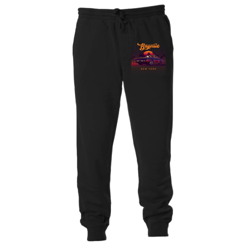 Bayville New York Retro Vintage 80s 90s Muscle Cars Retrowave Aestheti Unisex Jogger | Artistshot