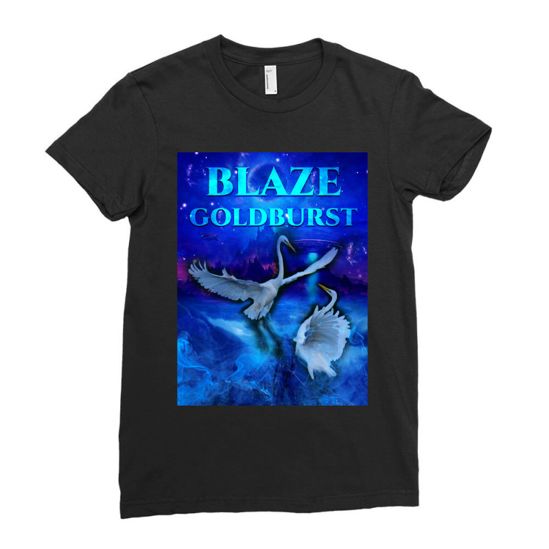 Blaze Goldburst Fantasy Book Birds Animals Fight Ladies Fitted T-Shirt by cm-arts | Artistshot