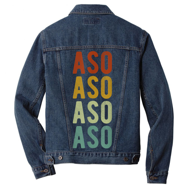 Aso Japan Japanese City Men Denim Jacket | Artistshot