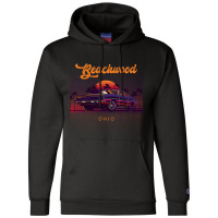 Beachwood Ohio Retro Vintage 80s 90s Muscle Cars Retrowave Aesthetic Champion Hoodie | Artistshot