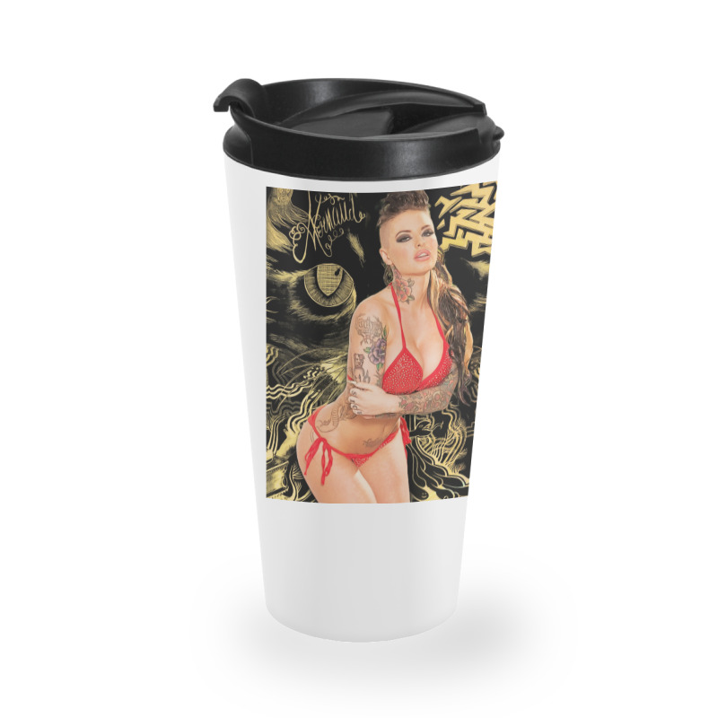 Christy Mack - Hot Tipping Point - Pop Art Pornstars Travel Mug | Artistshot