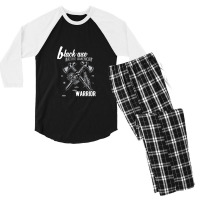 Black Axe Native American Warrior - Awesome Native American Gift 1 Men's 3/4 Sleeve Pajama Set | Artistshot