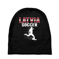 Latvia Soccer Lovers Jersey   Proud Latvian Football Fans T Shirt Baby Beanies | Artistshot