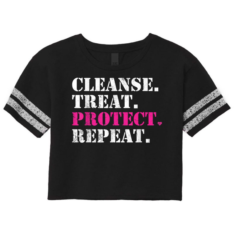 Vintage Cleanse Treat Protect Facialist Skincare Esthetician T Shirt Scorecard Crop Tee | Artistshot