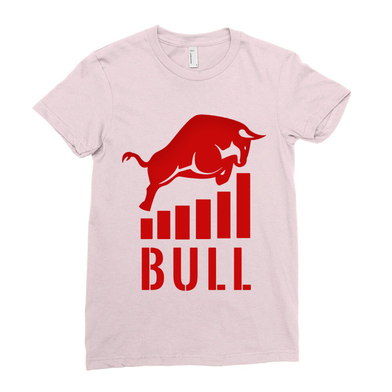 Market Bull Trading Shares Ladies Fitted T-Shirt by Cole Tees | Artistshot