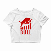 Market Bull Trading Shares Crop Top | Artistshot