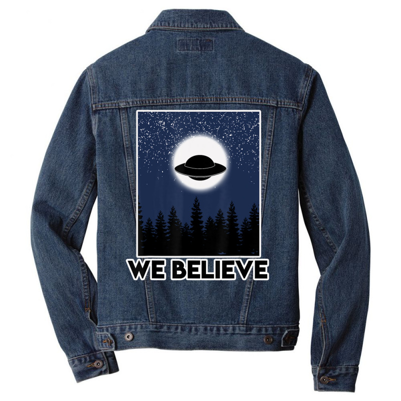 Storm Area 51 We Believe Alien Ufo Raid Men Men Denim Jacket | Artistshot