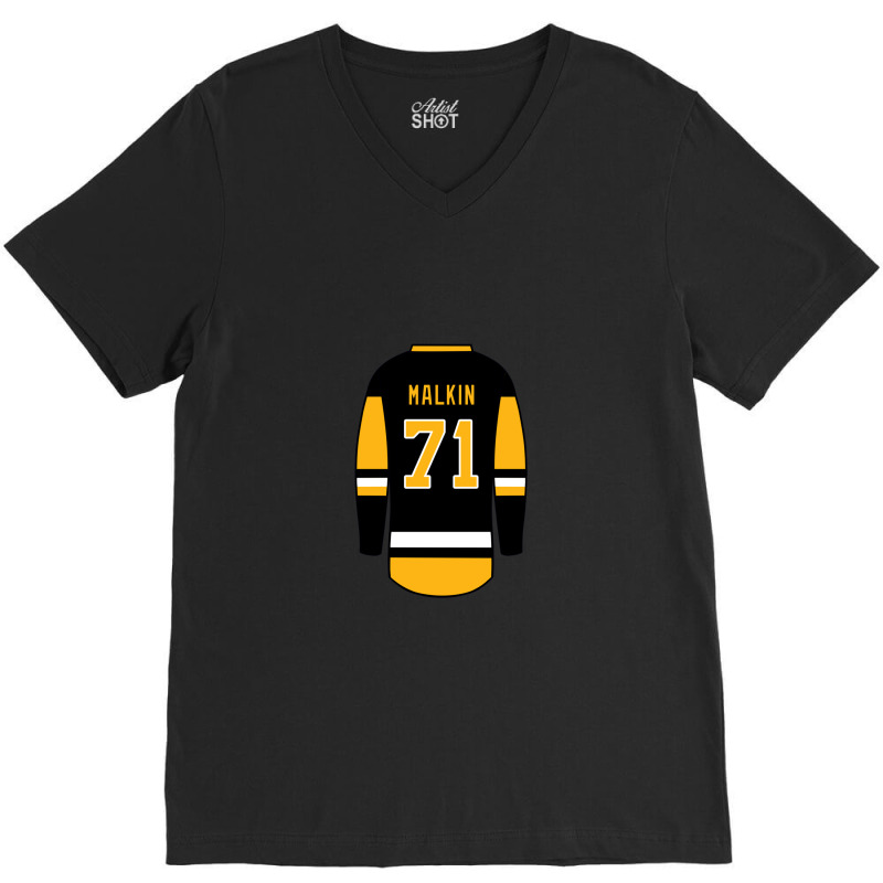 Evgeni Malkin Jersey 1 (2) V-Neck Tee by RoxannUhlich | Artistshot