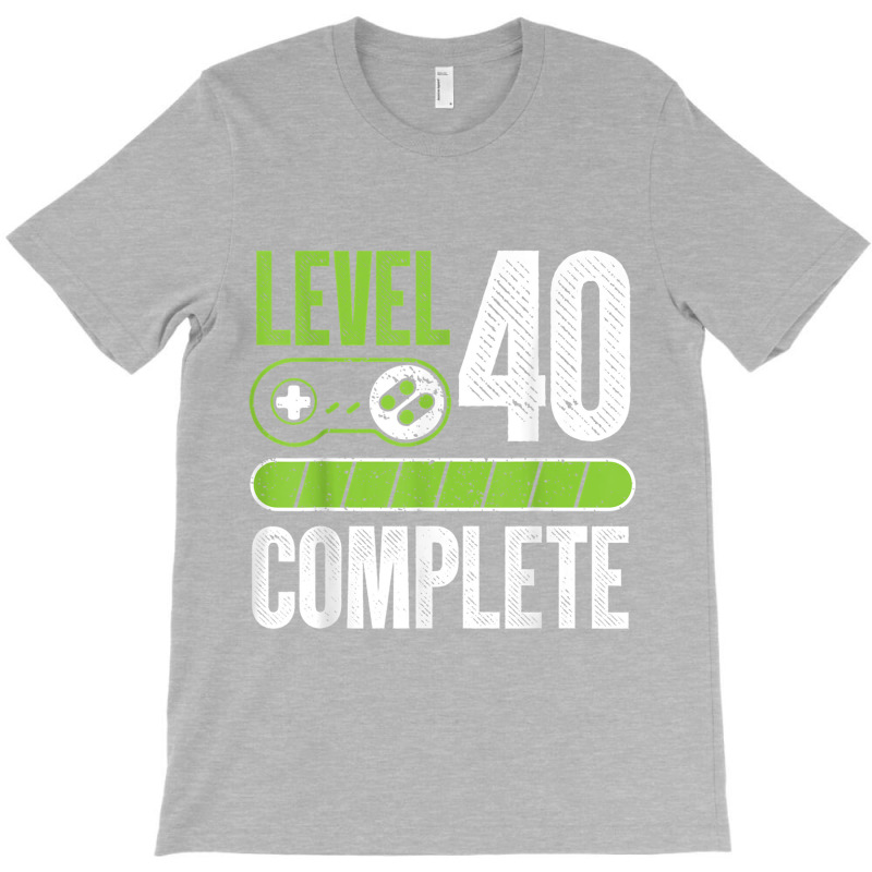 40th Birthday Gift Man Woman Gamer Gamer Level 40 T-shirt | Artistshot