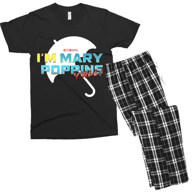 I'am Mary Poppins Y'all Men's T-shirt Pajama Set | Artistshot