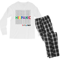 National Hispanic Heritage Month Latin America Culture  Classic Men's Long Sleeve Pajama Set | Artistshot