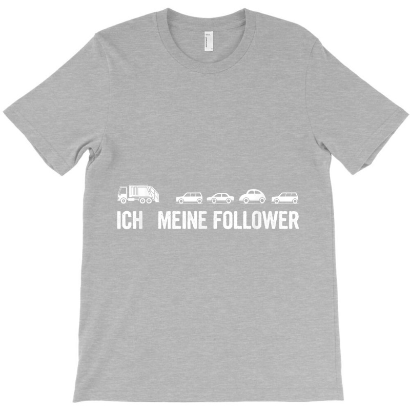 Men's With German Text Ich Meine Follower (ich Meine Follower), Black, T-shirt | Artistshot